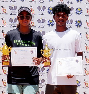 Chandan, Kaajal emerge champs at Tennis360 AITA CS7 U-18